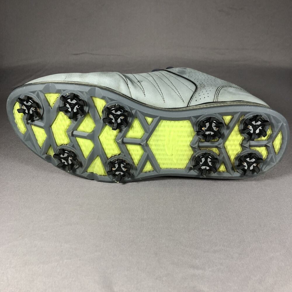Skechers Go Golf Shoes Mens Sz 11 Gen 5 Suede Gray Lace Up - Picture 7 of 13